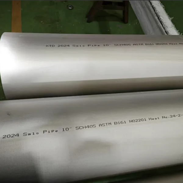 Seamless Nickel 200 Pipe (UNS N02200)