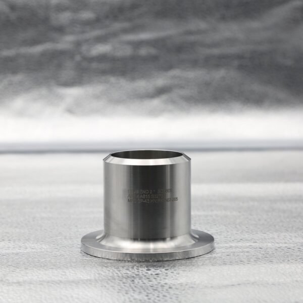 Lap Joint Stub End Super Duplex S32750 NPS 2 SCH80S ASTM A815 Super duplex S32750 lap joint stub end, 2 inch SCH80S, ASTM A815, with laser marking